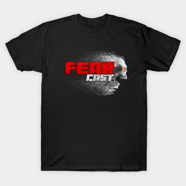 FearCast Screaming Skull Logo Shirt T-Shirt by FearCast.com